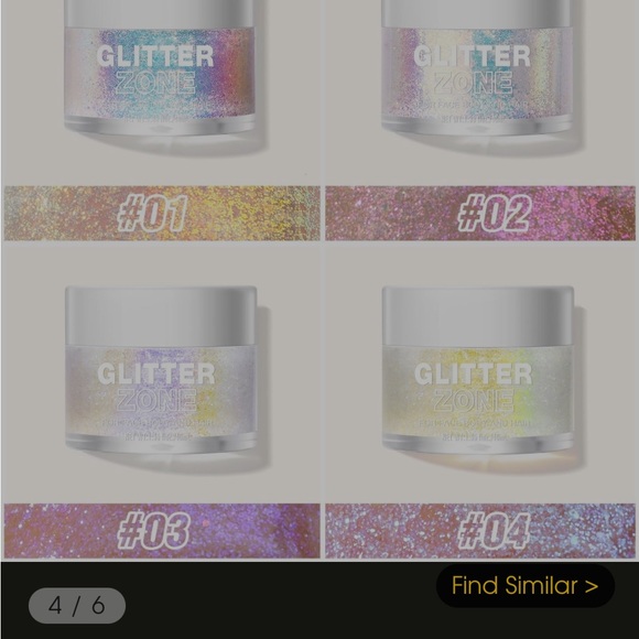 LAKERAIN GLITTER ZONE MULTI USE BODY GLITTER GEL. #04. 2 PK SEALED NEW - Picture 14 of 16